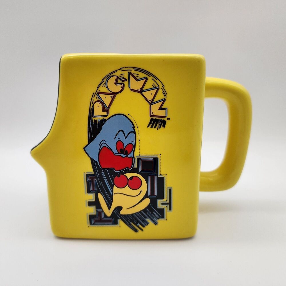 Pac Man Arcade Game Mug Coffee Tea Gaming Retro Ceramic Mug Cup by Paladone